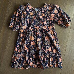 Girls floral dress size 14-16 XL